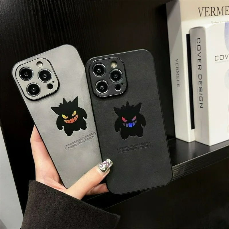 漫画アニメゲンガー革風レーザー加工スマホケース iPhone - Phone Cases Leather のレビューと価格